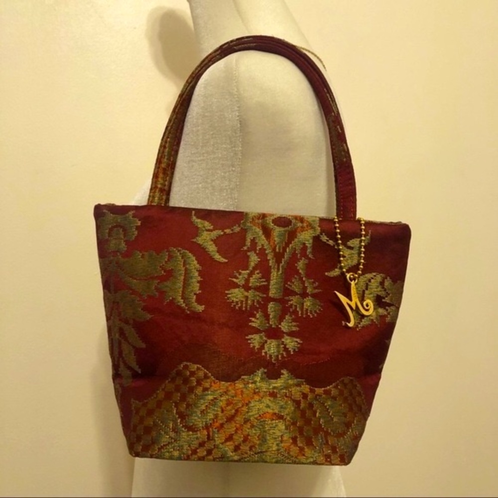 Vintage Mena New York Embroidered Handbag